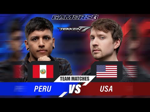 TEKKEN 7 - USA 🇺🇸 vs 🇵🇪 PERU - 3v3 TEAM MATCH | Gamer8 2023