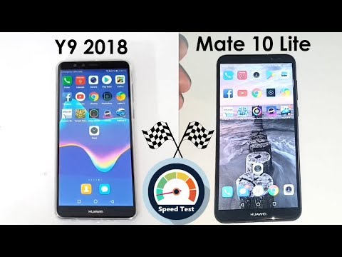 Huawei Y9 2018 Vs Huawei Mate 10 Lite Speed Test Comparison!