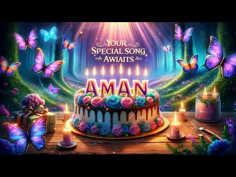 Happy Birthday Aman 🥳🎈| Happy Birthday To You Aman 🎁🎂 | Birthday Song