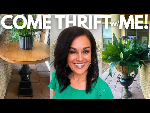 Decorating Your Patio with Thrift Store Finds!