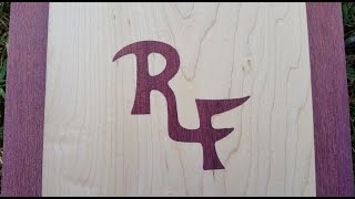 Inlaying Roberts initials (part 2 of 3)