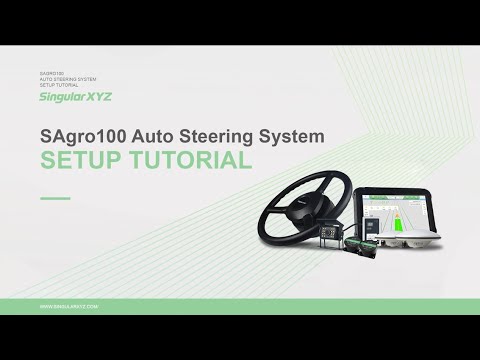 SAgro100 Auto-Steering System Installation Tutorial