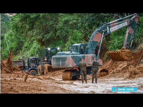 Cel. Mário Cabral faz relato da atuação do 4º BEComb em Angra dos Reis