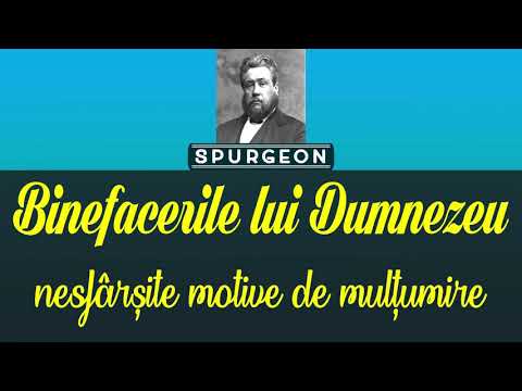Spurgeon - Binefacerile lui Dumnezeu