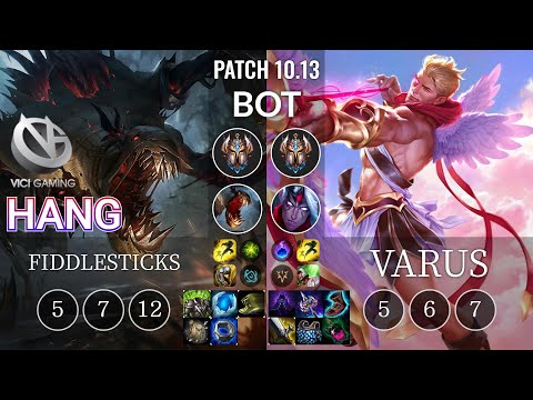 VG Hang Fiddlesticks vs Varus Bot - KR Patch 10.13
