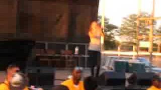 Jordan Pruitt singing part of We Are Family