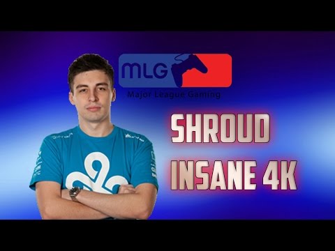 Shroud INSANe Triple AWP bagshot with 4k (MLG Qualifier)