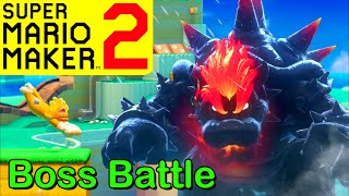 Mario Maker 2 - How to make a FURY BOWSER boss battle (Mario Maker 2 Boss ideas)(Bowser Fury bosses)