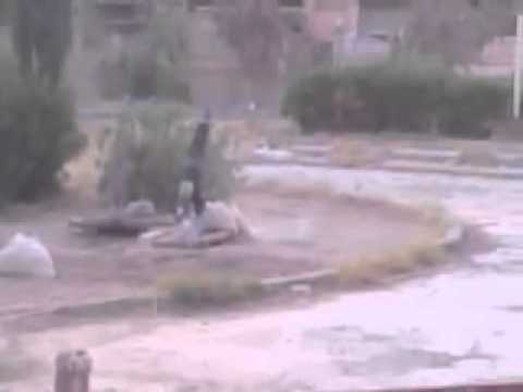 استهداف مقرات النظام في حي الموظفين بقذائف الهاون من قبل لواء الصاعقة في دير الزور