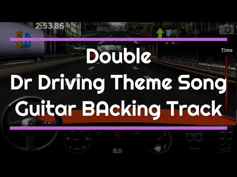 Dr Driving guitar backing track.