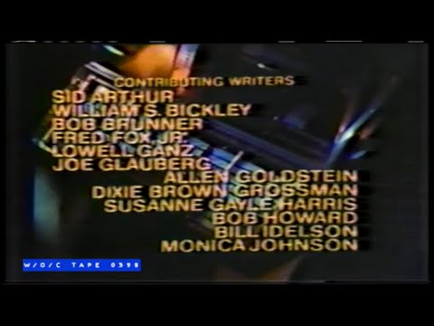 WOC Tape 0398 End Credit Announcements Compilation - 1980s