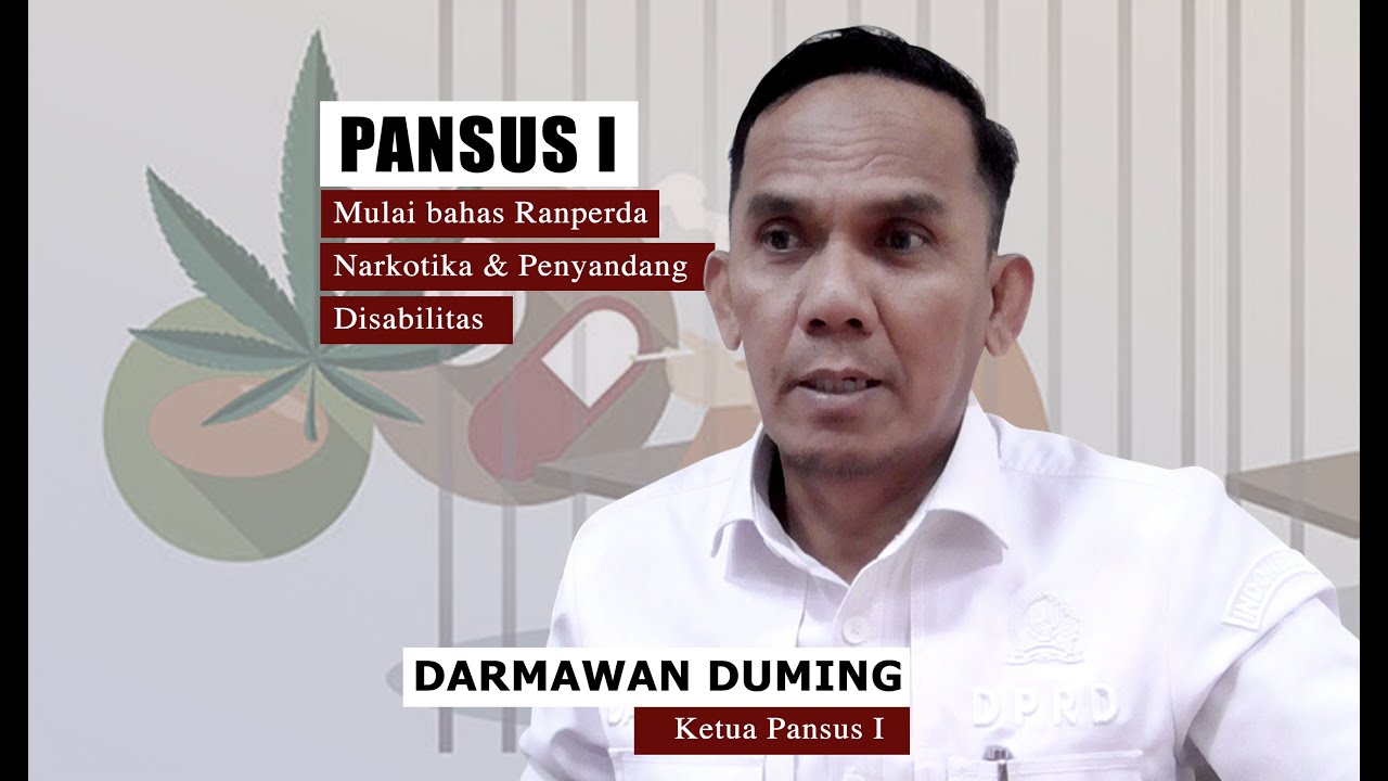 Pansus I Mulai Bahas Ranperda tentang Narkotika dan Penyandang Disabilitas