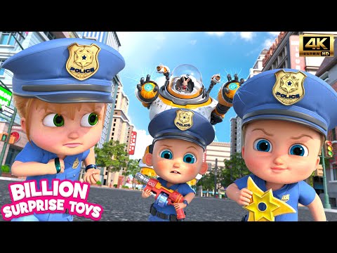 City Under Siege: Robots Attack | Kids Cartoon Police Stories [4k]