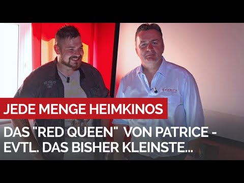 Das "Red Queen" Heimkino von Patrice - vielleicht das bisher kleinste gezeigte in unserer Reihe?!