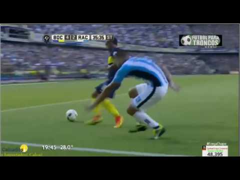 Golazo de Carlos Tevez - Boca Juniors 4 x 2 Racing Club - Fecha 12 - Liga Argentina