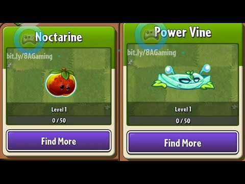 Plants vs. Zombies 2 Power Vine & Noctarine Almanac Preview