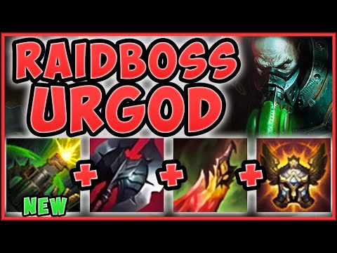 WTF! RAIDBOSS BUILD MAKES NEW URGOT 100% UNKILLABLE! URGOT SEASON 9 TOP GAMEPLAY! League of Legends