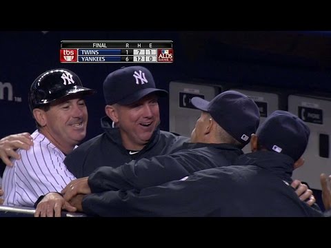 Yankees sweep Twins to advance to ALCS in 2010