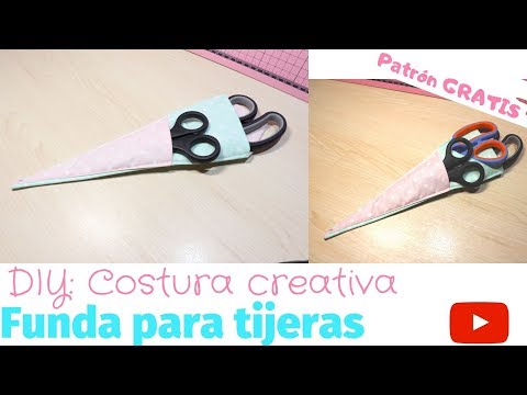 Cómo hacer una funda para las tijeras fácil y rápido | DIY Costura Tutorial Paso A Paso