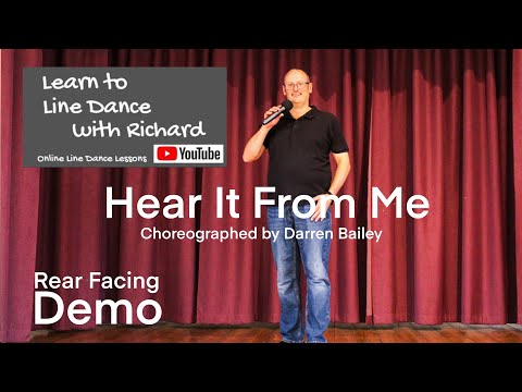 FREESTYLE / REAR FACING DEMO IMPROVER LINE DANCE - Hear It From Me