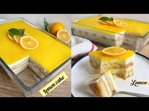 Lemon Tea Borcake | lemon cake | chef Hadiya