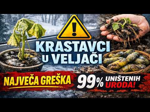 Krastavci u veljači: Najveća greška 99% vrtlara. Istina, bez uvijanja.