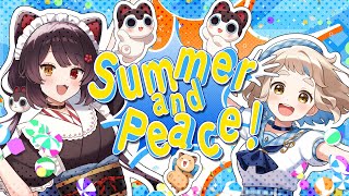 ここの左下にいるポプテピピックみたいないにゅいかわいすぎ - Summer and Peace!／covered by Nornis（戌亥とこ、町田ちま）