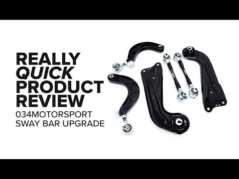 VW/Audi 034 Motorsport - Trailing Arms, Camber Arms, and Toe Links (GTI, GOLF R, A3, S3, RS3)