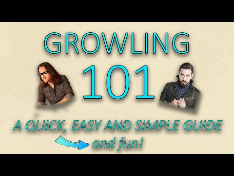 BASS GROWLING 101 - How to growl like Tim Foust and other famous bass singers!