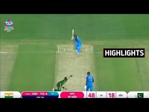india vs pakistan T20 world highlights 2022 | Ind vs pak world cup match highlights 2022