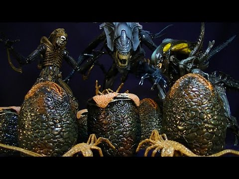 NECA ALIEN EGGS 6 PACK (WITH 3 FACEHUGGERS) - LV-426...