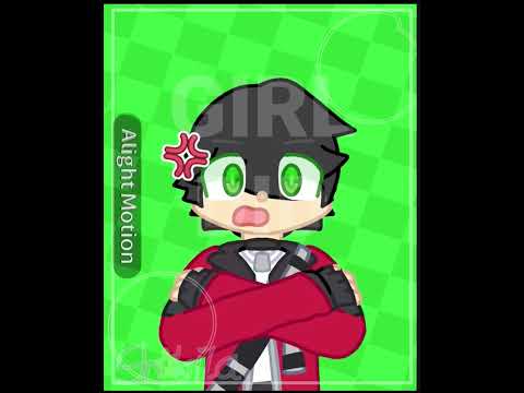 GIRL  DID WHAAAAAAA??? 😱 #animationart #alightmotion #shorts #krew