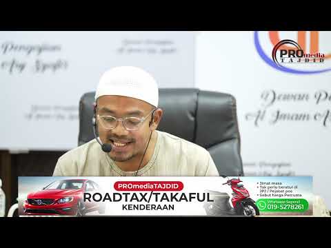 11-09-2023 Ustaz Hisyam Mohd Radzi: Kitab Al-Azkar (Siri 3)