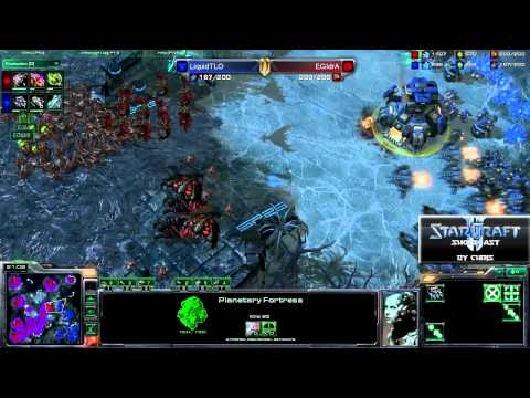 Dreamhack Invitational 2011 Quarterfinal - Game 3 - LiquidTLO (T) vs EGIdrA (Z) part 2/2
