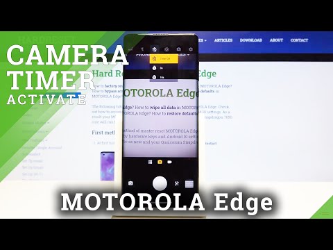 How to Use Camera Timer in MOTOROLA Edge – Delay Taking Photos