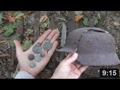 WW2 : Seelow Heights relics tour part 1/2 - metal detecting and more