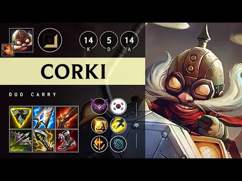 Corki ADC vs Ezreal: Legendary - KR Master Patch 14.23
