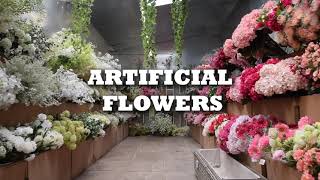 HUGE ARTIFICIAL &amp; DRIED FLOWER WHOLESALER - TAKE A PEEK AT OUR WAREHOUSE