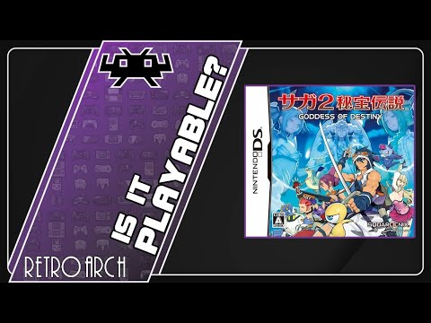 Is SaGa 2 Hihō Densetsu: Goddess Of Destiny Playable? RetroArch Performance [Series X | melonDS]