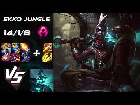 JUNGLE Ekko vs Hecarim - NA Challenger Patch 14.16