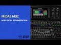 Midas M32 Noise Gates Demonstration