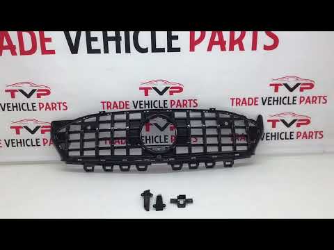 Fits Mercedes CLA Class W118 C118 2019-06/2023 Front Bumper Grille Sport Gloss Black video