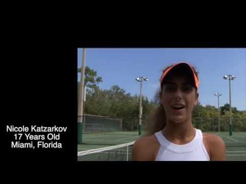College tennis recruiting video 2016, Nicole Katzarkov, Miami
