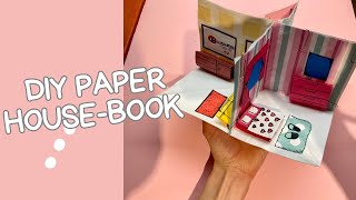 Mini paper house-book 🏠 DIY