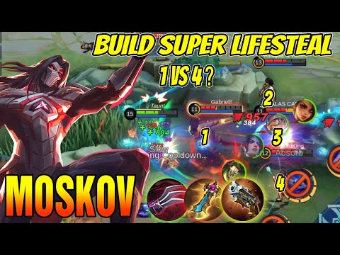 MOSKOV POWERFULL LIFESTEAL BUILD - MOSKOV BEST BUILD 2022 - BUILD MOSKOV TERSAKIT 2022 ~ MLBB