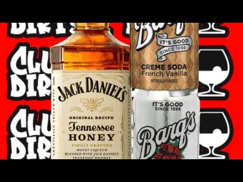 (21+ Content, Drink Responsibly) Jack Daniels Honey x Barq’s Root Beer/Cream Soda