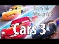 Everything Wrong With Cars 3 In 14 Minutes Or Less