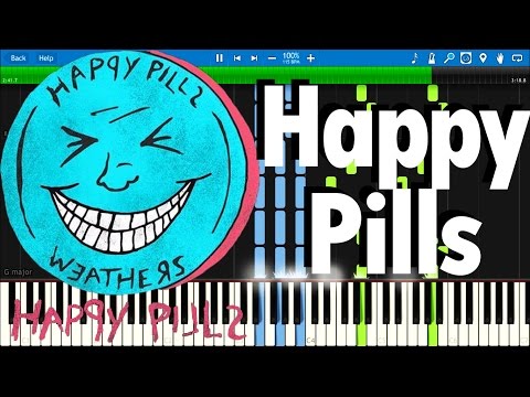 [UPDATED] Weathers - Happy Pills | Synthesia piano tutorial