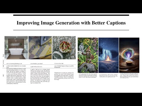 DALL-E 3 - Improving Image Generation with Better Captions
