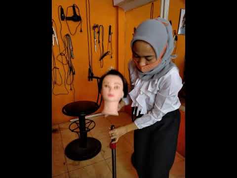 Proses pelatihan d LPK.Mora Salon